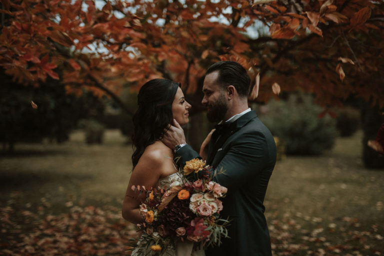 Un mariage d’automne dans une bergerie