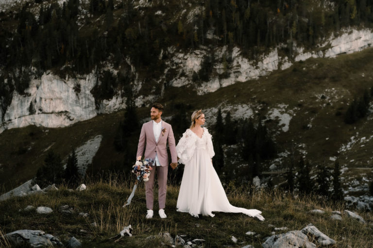 Un elopement dans les Alpes