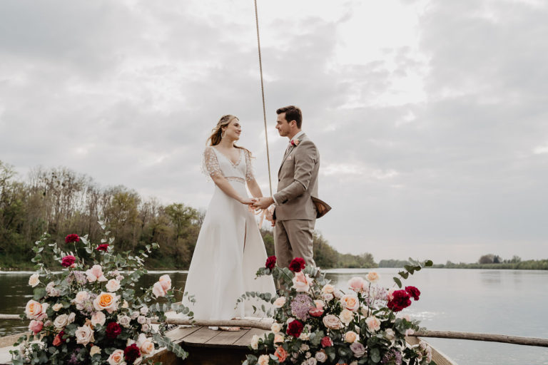 Un elopement fleuri sur la Loire