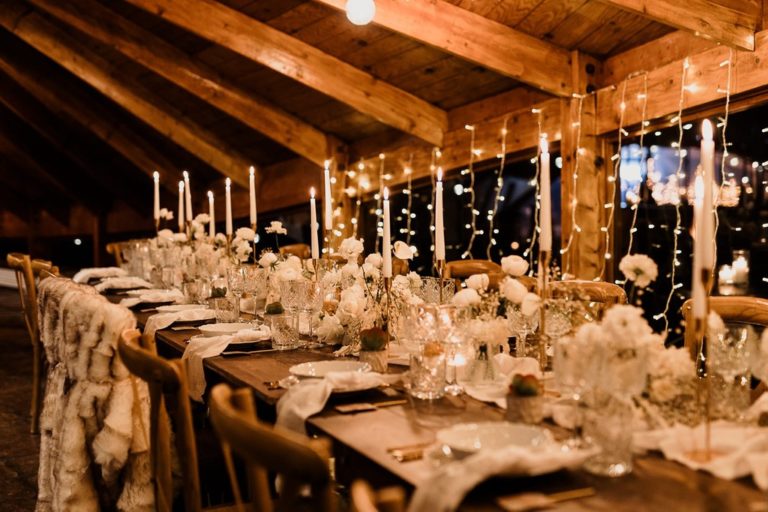 H + A Un mariage d’hiver, esprit de Noël au Domaine de La Roche Couloir