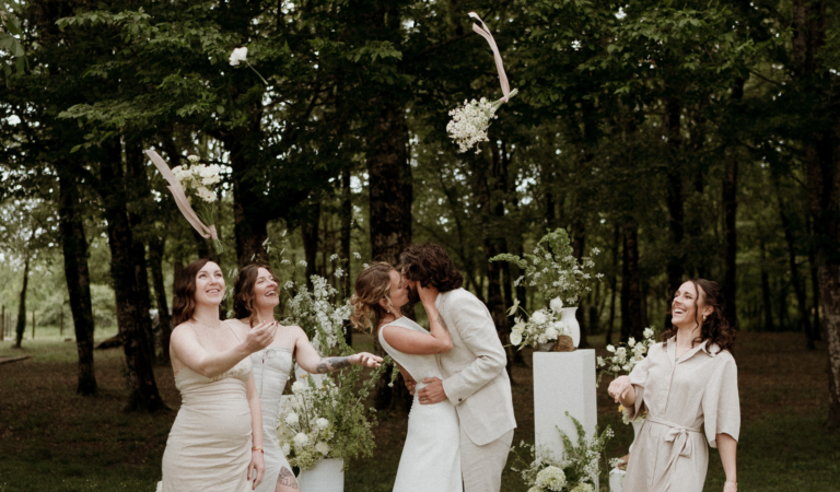 Un mariage printanier en Dordogne