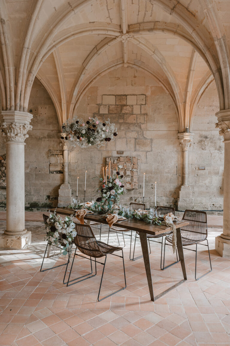 Un mariage à l’Abbaye de Fontdouce en Charente-Maritime