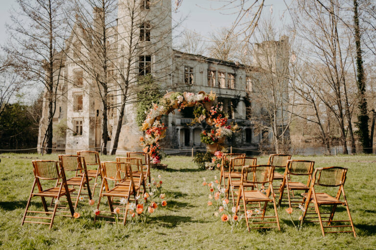 Un mariage romantique au Château de la Mothe Chandeniers 