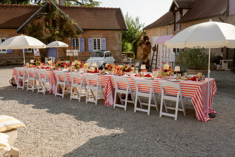Une inspiration mariage italien en Bourgogne