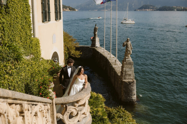 J+R Un mariage au Lac de Côme en petit comité